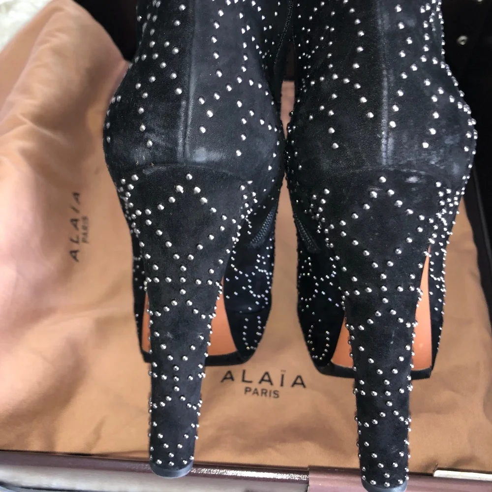 ALAIA platform suede shoes size EU 39 - Picture 10 of 16